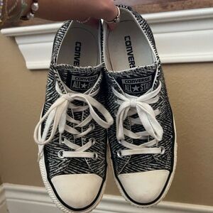 women’s zebra print converse low top shoes
